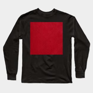 Red leather texture Long Sleeve T-Shirt